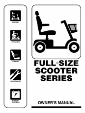 Pride Full Size Scooter User Manual