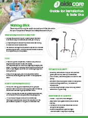 Safe Use Guide - Walking Stick