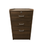Bedside Cabinet - 2 Drawers + 1 Dump Drawer + Lock