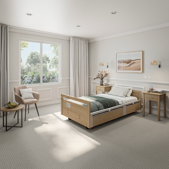 Aidacare FLX Floorline Bed - SafeT