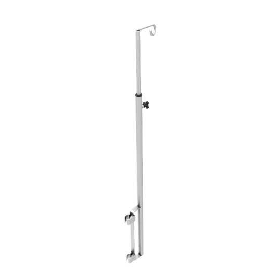 Aspire Commode Adjustable IV Pole