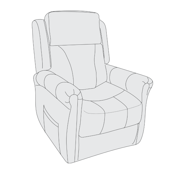 Aspire Raphael CUSTOM Quattro Powerlift Recline Chair - Micro Suede 