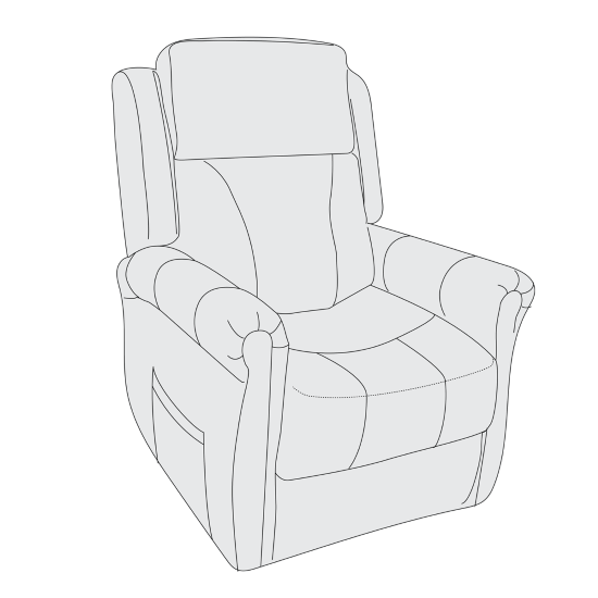 Aspire Raphael CUSTOM Quattro Powerlift Recline Chair - Vinyl