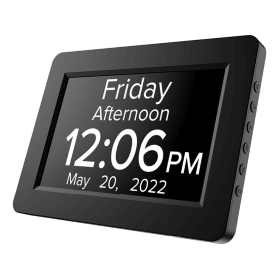 TabTimer 8-inch TALKING Digital Orientation Day Clock