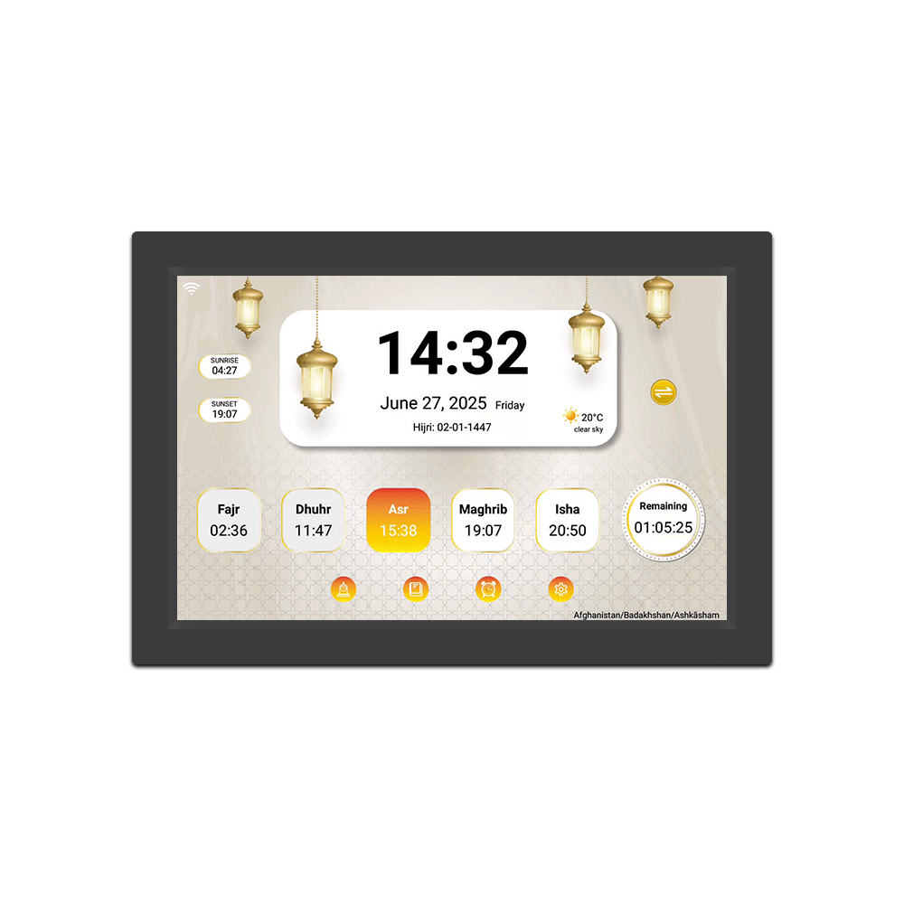 AzanPrayerMate Call to Prayer Reminder Clock