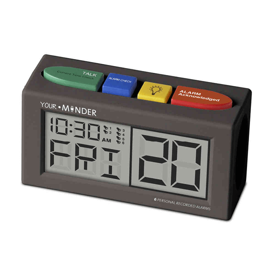 MedCenter Your Minder Recordable Talking Alarm Clock (no adapter)