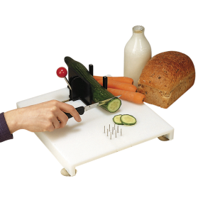 One-Handed Cutting Board. Adaptive Kitchen Equipment. HELPFUL for stroke  survivors, one handed person, people with arthritis, for amputees
