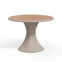 Teal Roku Oyster Round Table