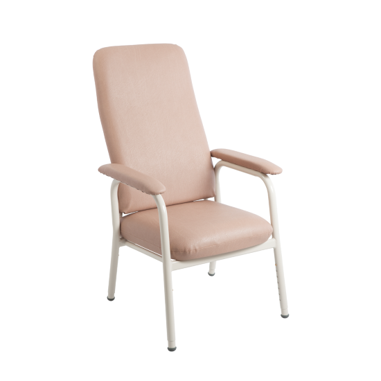 High back discount chair height