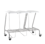 Soiled Linen Trolley - Foot Operated Lid
