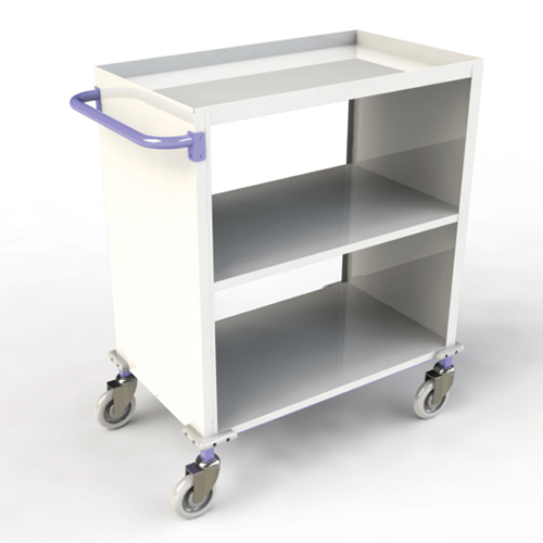 Economy Clean Linen Trolley - Open