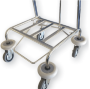 Linen Skip (Foot Operated Lid) - Stainless Steel