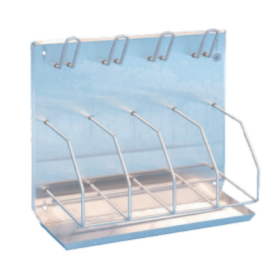 Beam Aluminum Bedpan Rack - 12x14 Inch Medical Storage Organizer