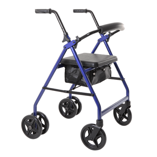 Aspire Push Down Seat Walker / Rollator