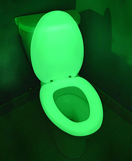Glow In the Dark Toilet Seat Easy to Install Glowing Toilet Seat