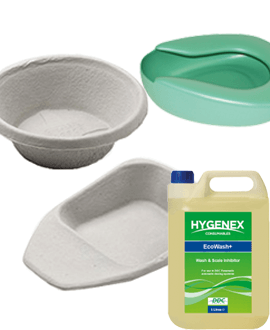Bowls & pans, pulp shapes, Detergent & Deodorisers