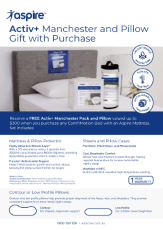 Aspire Activ+ Gift with Purchase Flyer