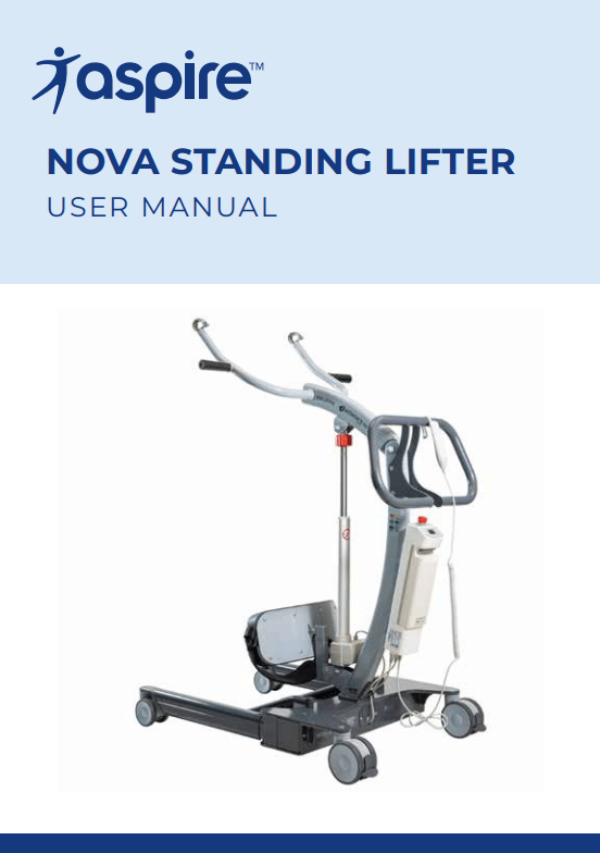 Aidacare Aspire Nova Standing Lifter User Manual