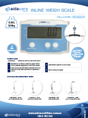 Aidacare Aspire Inline Weigh Scale Flyer