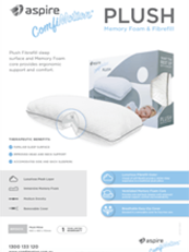 Aspire ComfiMotion Plush Pillow Flyer