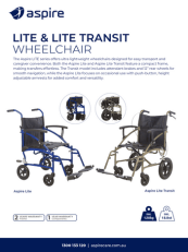 Aspire Lite & Lite Transit Wheelchair Flyer