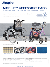 Aspire Mobility Accessory Bags Flyer