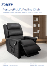 Aspire PostureFit Configurable Lift Recline Chair Brochure