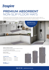 Aspire Premium Absorbent Non-Slip Floor Mat Flyer