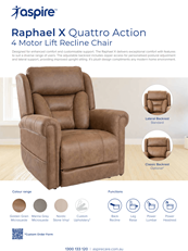 Aspire Raphael X Lift Recline Chair Flyer