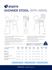 Aspire Shower Stool With Arms Flyer