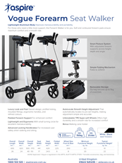 Aspire Vogue Forearm Walker Flyer