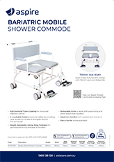 Aspire Bariatric Shower Commode Flyer