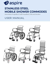 Aspire Mobile Shower Commodes User Manual