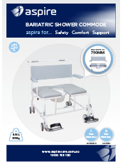 Aspire Bariatric Shower Commode