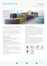 Cove Chair Tritanised Fabric Data Sheet