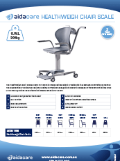 Healthweigh Chair Scale Flyer