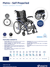 Aspire Metro SP Wheelchair Flyer