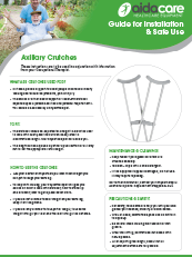 Safe Use Guide - Axillary Crutches