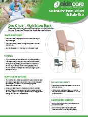 Safe Use Guide - Utility Chair