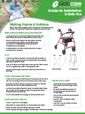Safe Use Guide - Walking Frames & Rollators