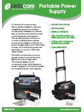 Portable Power Supply