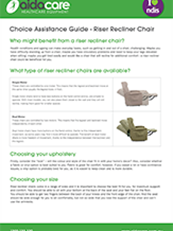 Riser Recliner Choice Assistance Guide
