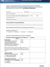 AL05 - Stairlift - OT Specifications
