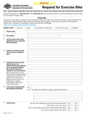 D9160 - Request for Trial - Knee Walker & Exercise Bike