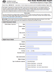 D9299 - Post Home Modification Report