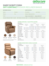 SWEP Quoted Power Recliner Range