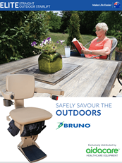 Bruno Elite Outdoor Straight Stairlift Brochure