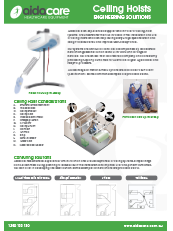 Ceiling Hoist Range