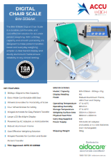 Colonial Weigh Chair Flyer