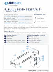 FL Full Length Side Rails User Manual